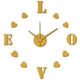 Mauro Ferretti zidni sat za ljepljenje Love, ⌀ 60 cm Cijene