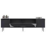 Hanah home tv polica Dekop2 anthracite silver