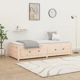 The Living Store Dnevna postelja 90x190 cm trdna borovina - Dnevna Postelja, (21508691) | Shoptok.si