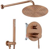Rea Komplet za tuširanje za vgradnjo Lungo Diamond Brush Copper + BOX u