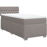  The Living Store Box spring postelja z vzmetnico taupe 100x200 cm blago - Box Spring Postelja, (21497117) | Shoptok.si