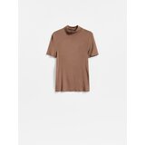 Reserved Bluza od mješavine viskoze - boja kave | shoptok.hr