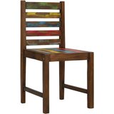 Maison Chic Jedilni stoli - Vzorci stoli 4 kosi trden predelan les A1020, (22032429) | Shoptok.si