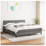  Okvir kreveta s oprugama i madrac svjetlosivi 180x200cm tkanina | shoptok.hr
