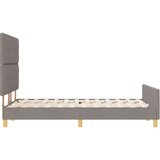  Konstrukcija postelje z vzglavjem Taupe 140 x 200 cm blago, (5000142062) | Shoptok.si