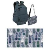  4u1 ranac, 2 torbice, kais za rame, pernica-plava ( 77/6113 ) Cene