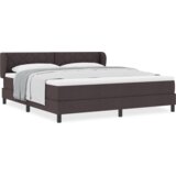 Box Spring Krevet s Madracem Tamnosmeđi 180x200 cm Tkanina | shoptok.hr
