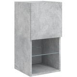 TV ormarići s LED svjetlima 2 kom siva boja betona 30,5x30x60cm | shoptok.hr
