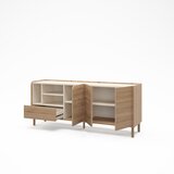 Marckeric Komoda v hrastovem dekorju v naravni barvi 180x75,5x44 cm Monza – | Shoptok.si