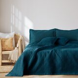 Restilo Modrozeleno prešito pregrinjalo iz mikrovlaken 170x210 cm Ophelia – | Shoptok.si