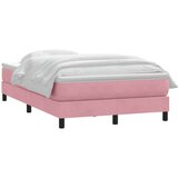 Box Spring krevet s madracem ružičasti 120x220 cm samt | shoptok.hr