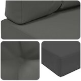  Zunanja blazina za kavč 3 pcs Antracit Poliester, (5000202448) | Shoptok.si