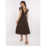Italy Moda Dress-MI-SK-122126.77-brown | Shoptok.si