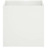  Vrtna saksija 2 kom. Bijela 25 x 25 x 25 cm Čelična vrata | shoptok.hr