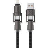 Ksix BCL240WAT01 KABL USB-A/C NA USB-C/LIGHT, 240W, ULTRA BRZI, Pleteni, 1M | Eponuda.com
