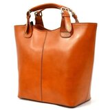 Vera Pelle Ročne torbice VP068L Oranžna | Shoptok.si