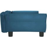  Krevet za pse plavi 95 x 55 x 30 cm baršunasti | shoptok.hr