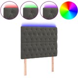  LED uzglavlje tamnosivo 90x7x118/128 cm baršunasto | Eponuda.ba
