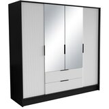 ADRK Garderobna omara z ogledalom Norel 200 cm - RNA-BELA | Shoptok.si