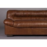 Dutchbone Rjava usnjena sedežna garnitura 214 cm Douglas – | Shoptok.si