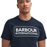 Barbour Essential Large Logo T-Shirt Navy Plava | shoptok.hr