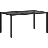  Stol za vrt Crna 150 x 90 x 75 cm poliratan | Eponuda.com