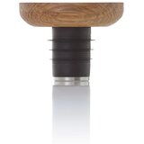 Adhoc Zamašek za steklenico Casq / les, inox, (21318144) | Shoptok.si