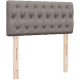 vidaXL Otomanski posteljni okvir z vzmetnico taupe 90x190 cm blago, (21610568) | Shoptok.si