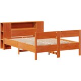  Krevet s regalom za knjige bez madraca 150x200 cm od borovine | shoptok.hr