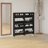  Zidni ormarići za cipele 4 kom sjajni crni 60x18x60 cm drveni | shoptok.hr
