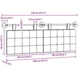  Viseće uzglavlje kreveta Tamno siva tkanina - Tamno siva 120 cm bez LED | shoptok.hr