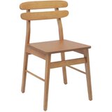  Stolac za blagovanje 2 pcs Prirodna Čvrsto drvo | shoptok.hr