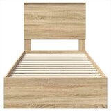  Krevet s od storage Sonoma hrast 90 x 190 cm Konstruirano drvo | shoptok.hr