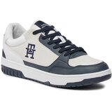 Tommy Hilfiger Superge Th Basket Street Suede Mix FM0FM04873 White YBS | Shoptok.si