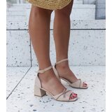 Gemre Asila block-heeled sandals with leather insole | Shoptok.si