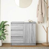  Komoda s ladicom siva sonoma 71x35x65 cm konstruirano drvo | shoptok.hr