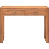  Radni stol s 2 ladice 100 x 40 x 75 cm od reciklirane tikovine | shoptok.hr