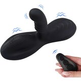 SuperLove Extra Strong G-Spot Vibrating Pad with Remote Black Cene