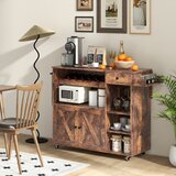  Kuhinjski kotiček, servirni voziček, rustikalno rjav | Shoptok.si