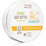 WoodenSpoon Organic Coconut & Shea maslo za telo za otroke od rojstva 100 ml