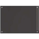 vidaXL Zaščita za kuhinjo 2 pcs Temno siva 70 x 50 cm kaljeno steklo | Shoptok.si
