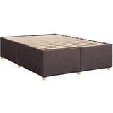 vidaXL Krevet s oprugama i madracem tamnosmeđi 140x200 cm tkanina | shoptok.hr