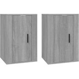  Zidni TV ormarići 2 kom boja sivog hrasta sonome 40x34,5x60 cm | shoptok.hr