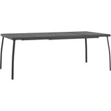 vidaXL Vrtni stol antracit 200 x 100 x 72 cm od čelične mreže | shoptok.hr