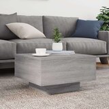 vidaXL Stolić za kavu siva boja hrasta 55x55x31 cm konstruirano drvo | shoptok.hr