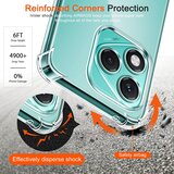 Techsuit Shockproof Clear Silicone prozirna maskica otporna na udarce za Honor 400 Lite | shoptok.hr