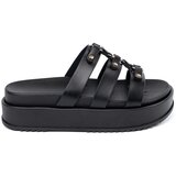 SEASTAR Women's platform flip-flops black Cijene