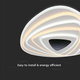  LED prigušiva plafonska svetiljka LED/120W/230V 3000-6500K + daljinski upravljač | Eponuda.com