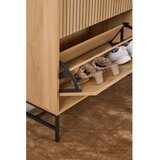 Actona Preklopna omarica za čevlje v hrastovem dekorju v naravni barvi 99x140x35 cm Albany – | Shoptok.si