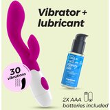 Crushious CHERIE RABBIT VIBRATOR WITH WATERBASED LUBRICANT INCLUDED | Shoptok.si